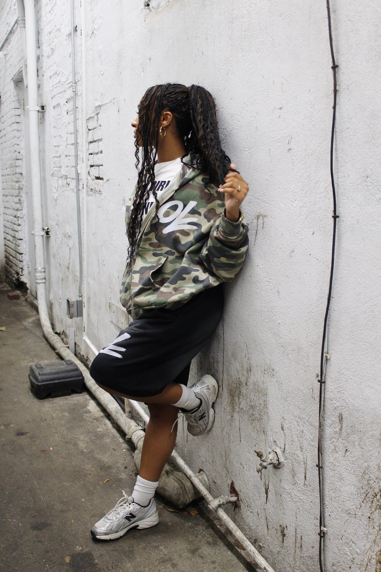OL Shorts Oversized (Bleached)