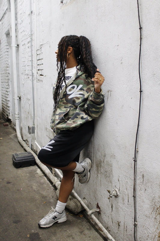 OL Shorts Oversized (Bleached)