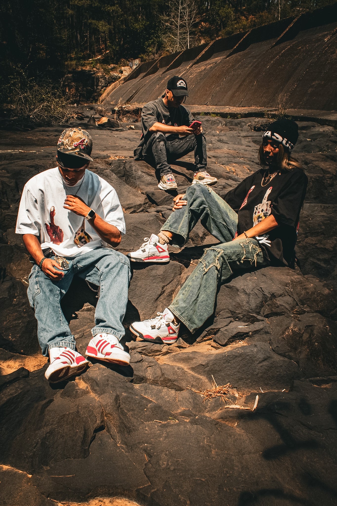 F U 2x Black boxy tee