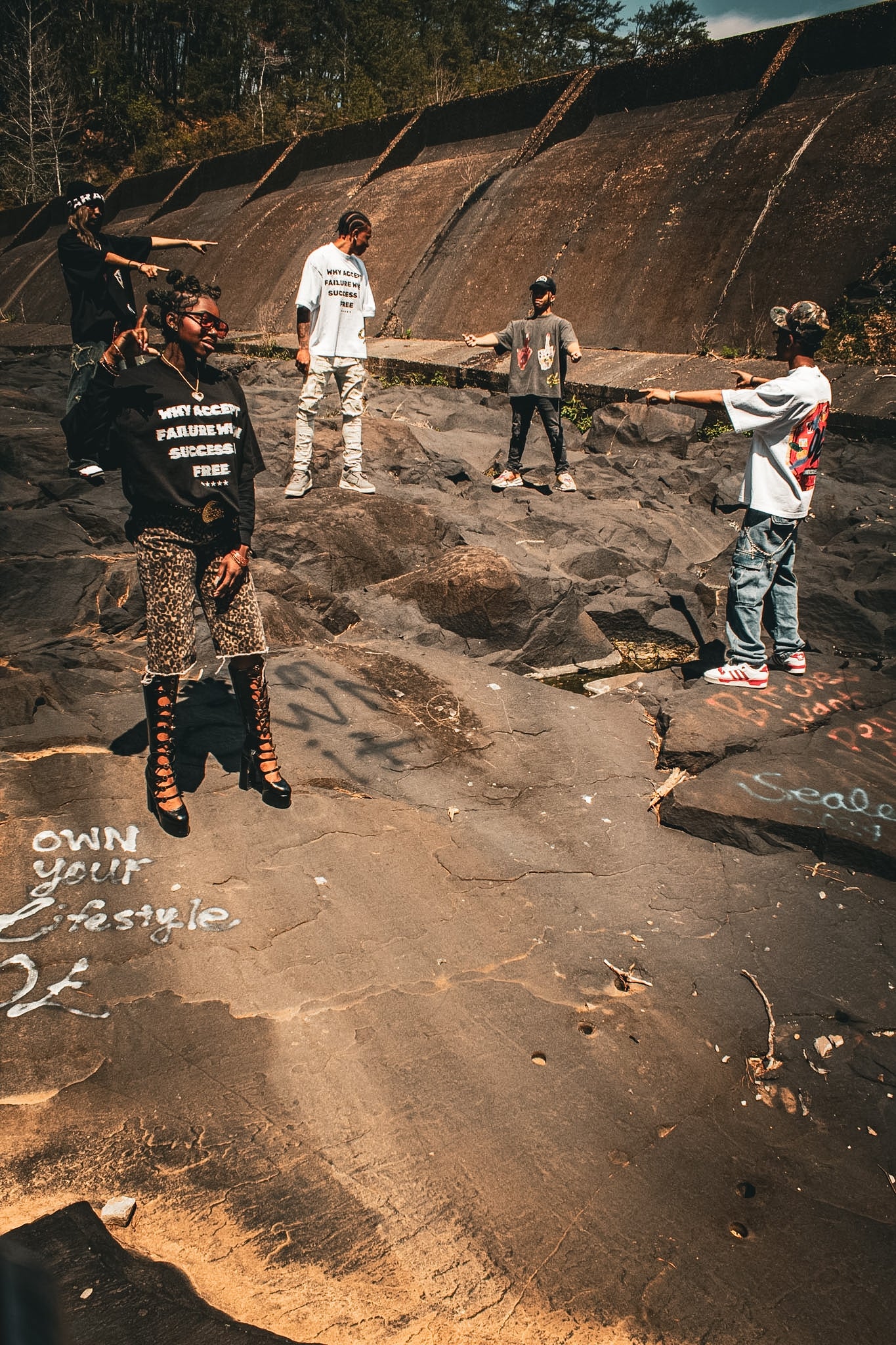 F U 2x White boxy tee