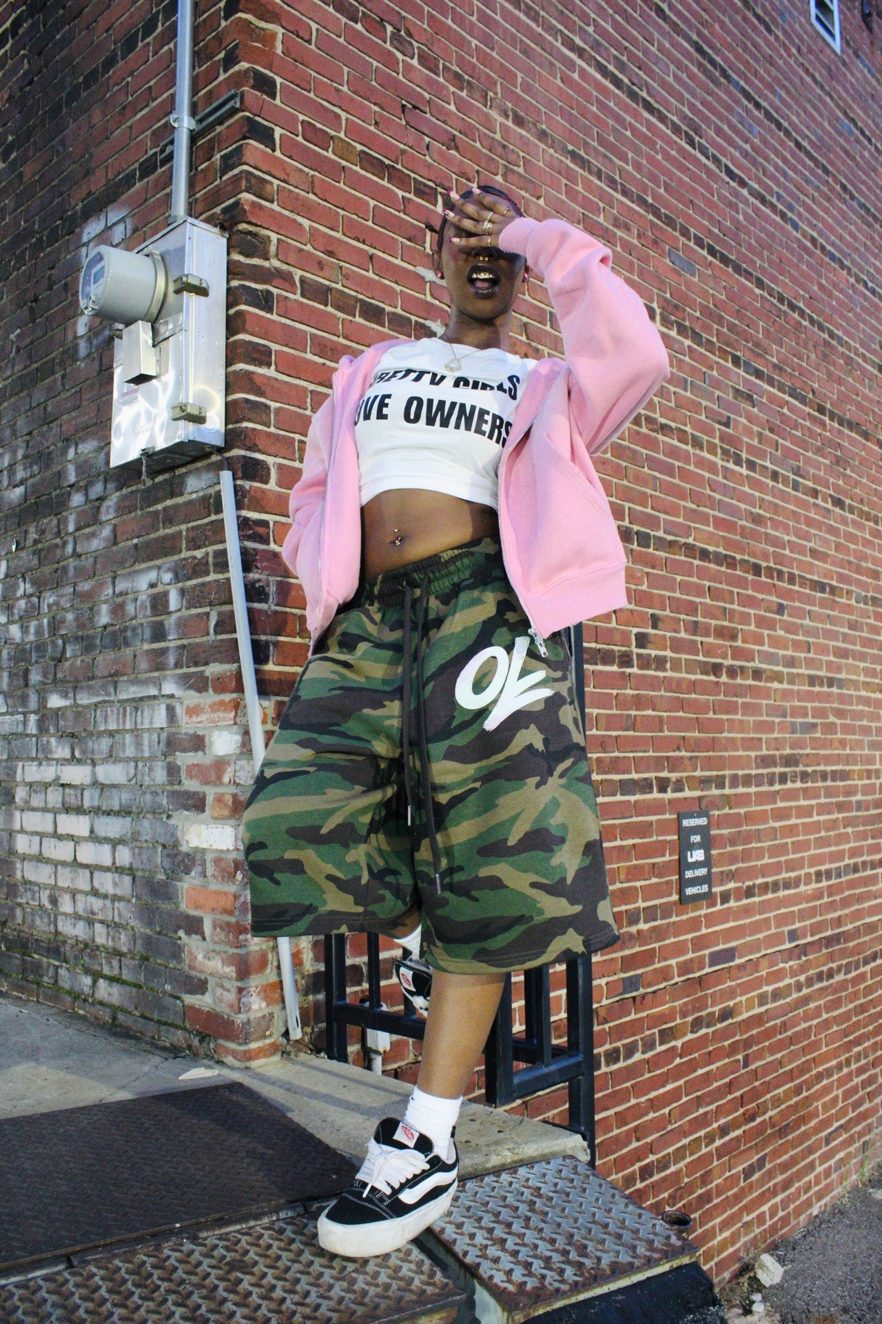 OL Camo Oversized Shorts