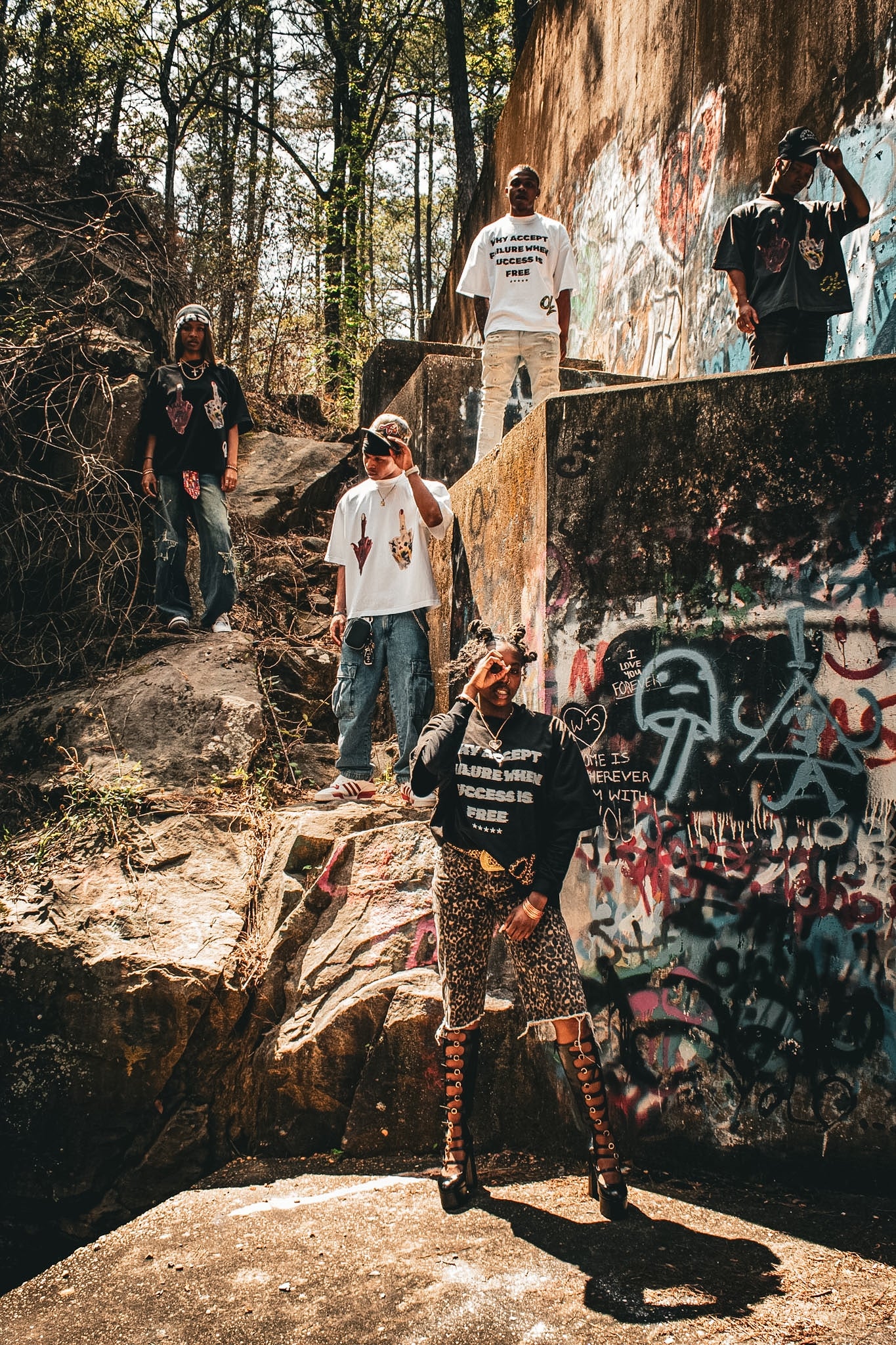 No Excuses Black boxy tee