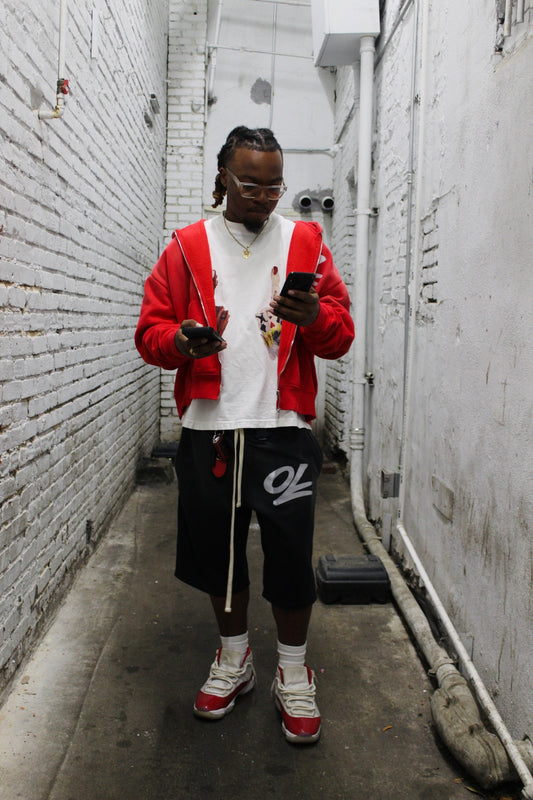 OL Shorts Oversized (Bleached)